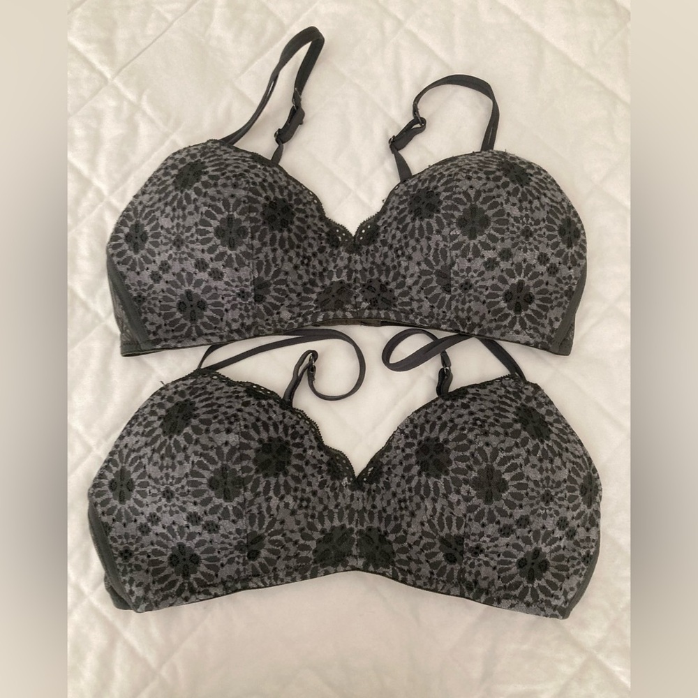 Aerie Real Happy Wireless push up Bras.